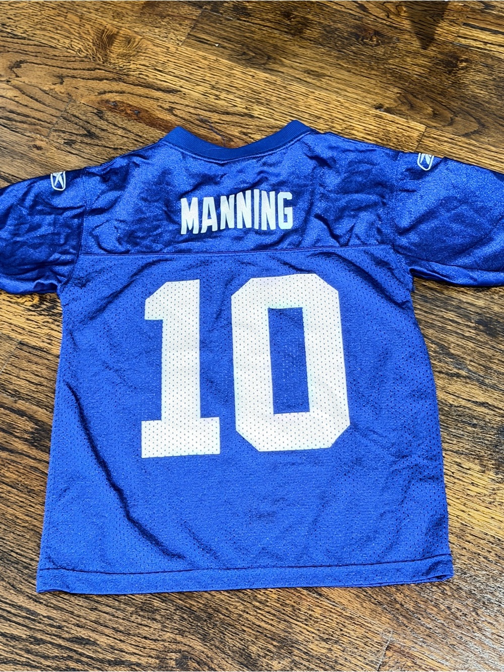 Reebok Youth Royal Blue Manning #10 Football Jersey